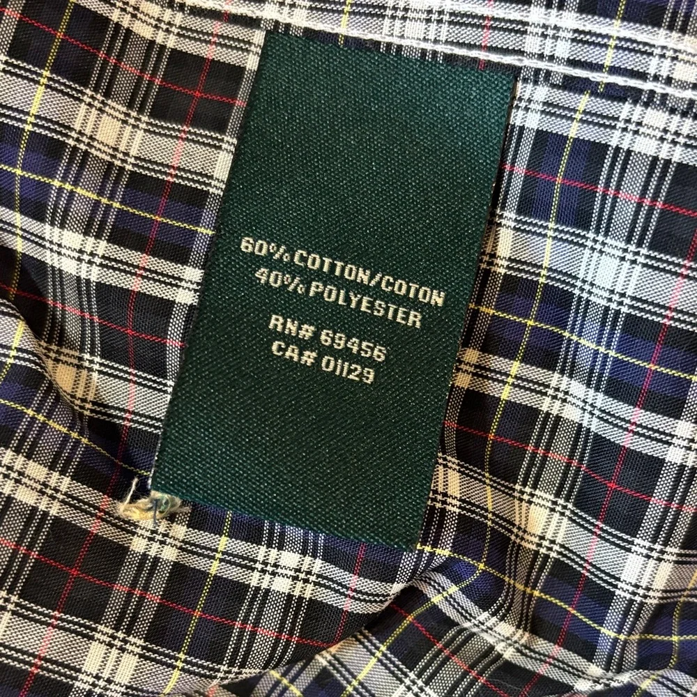 Ralph Lauren boys 18 Plaid Button-Down Shirt